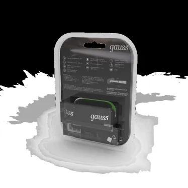 Фонарь светодиодный налобный 3 Вт 150 лм Черный IP42 аккумуляторный Li-ion 300мАч GFL Gauss