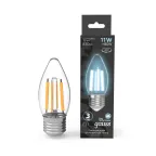 Лампа светодиодная Filament Свеча 7W 580lm 4100К Е27 LED 1/10/50 | 103802207 | Gauss