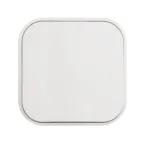 Quteo Кнопка 1 клавиша наружная белая 6А