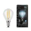 Лампа светодиодная Black LED Filament Шар E14 9W 710lm 4100K | 105801209 | Gauss