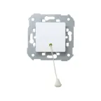 Кнопка со шнуром, 10А 230В, S27, белый