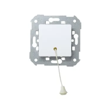 Кнопка со шнуром, 10А 230В, S27, белый