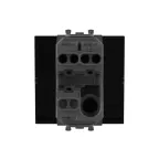 Avanti Выключатель ''Черный квадрат'', 16A, 2 модульный