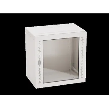 Шкаф телекоммуникационный навесной 12 U (600х600х400) дверь стекло