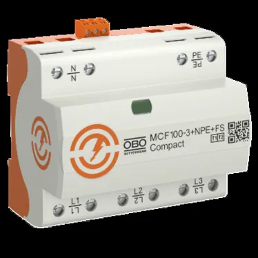УЗИП для силовых сетей 3+NPE (I+II Класс), 255 В, с дистанционной сигнализацией