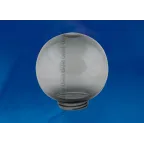 Рассеиватель в форме шара для садово-парковых светильников UFP-R200A SMOKE Диаметр - 200мм Тип соединения с крепежным элементом - резьбовой Материал - САН-пластик Цвет - дымчато-серый TM