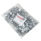 Скоба металлическая двухлапковая d16-17мм (100шт) PROxima