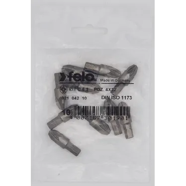 Бита крестовая серия Industrial PZ 4X32, 10 шт