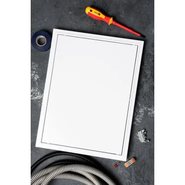 Люк ревизионный пластик с нажимным замком 300х400 Basic