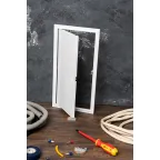 Люк ревизионный пластик с нажимным замком 200х400 Basic