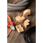 Угол внешний (25х25) (4 шт) Plast под светлое дерево