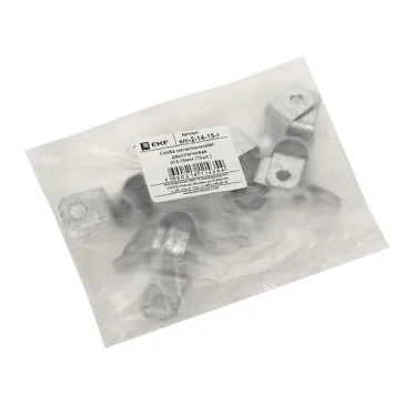 Скоба металлическая двухлапковая d14-15мм (10шт.) PROxima