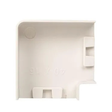 Поворот 90 градусов (40х16) (4 шт) Plast PROxima белый