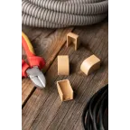 Заглушка (16х16) (4 шт) Plast под светлое дерево