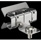 Зажим балочный 8-14мм с отгибом и винтом М6х9 HDZ