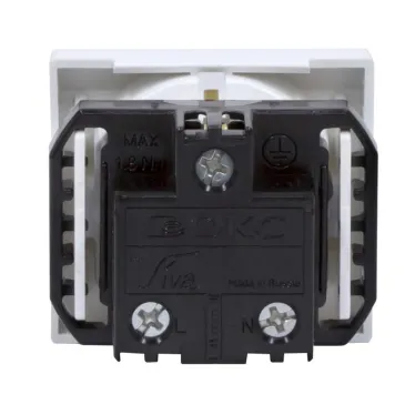 VIVA Розетка силовая с заземлением белая