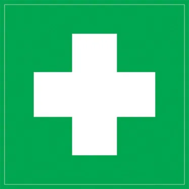 Знак безопасности 150х150мм Медицинская аптечка