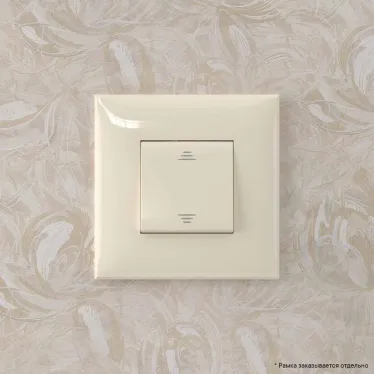 Avanti Переключатель одноклавишный в стену, ''Ванильная дымка''
