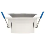 Встраиваемый светильник декоративный KL103 WH/CH MR16 GU5.3 белый хром