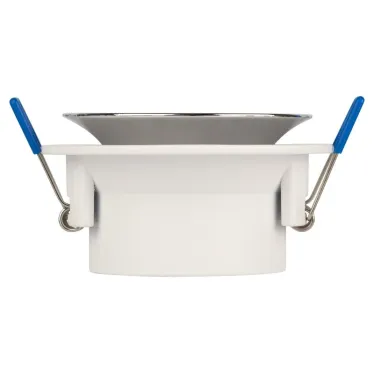 Встраиваемый светильник декоративный KL103 WH/CH MR16 GU5.3 белый хром