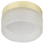 Встраиваемый светильник под лампу GX53 DK97 GD/TR золото прозрачный