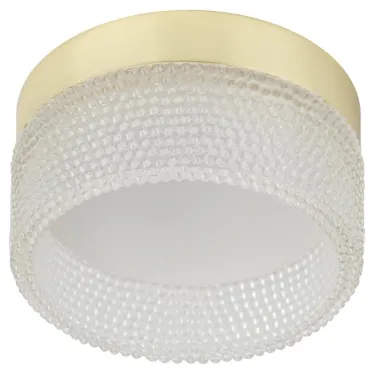 Встраиваемый светильник под лампу GX53 DK97 GD/TR золото прозрачный