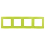 Рамка на 4 поста, Эра12, лайм, 12-5004-26