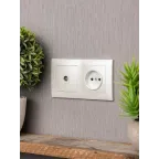 Валенсия Рамка 2-местная жемчуг