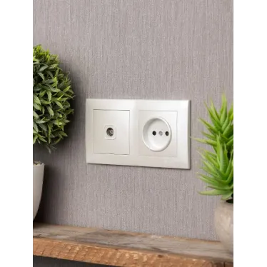 Валенсия Рамка 2-местная жемчуг