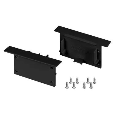 Заглушка SL-LINIA62-FS BLACK (пластик)