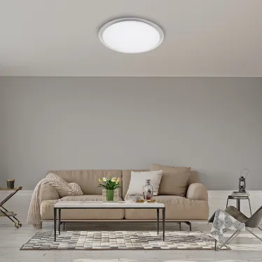 Светильник светодиодный ДБО-60w матовый круглый с эффектом ''звездное небо''