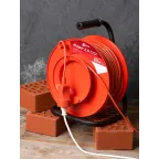 Удлинитель на катушке ''Атлант 2.0'' 1 гнездо 50м без заземления ПВС 2*0,75 6А/1,3кВт PROxima