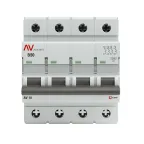 Выключатель автоматический AV-10 4P 50A (B) 10kA AVERES