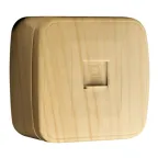 Розетка RJ-45 1-местная ОП Минск 1А 120В светлое дерево