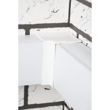 Угол внутренний (100х60) (2 шт) Plast PROxima белый