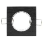 Светильник литой алюминевый MR16,12V/220V, 50W серебро/черный KL57 SL/BK