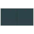 Розетка ATLASDESIGN двойная с заземлением со шторками сдвижная крышка 16А в сборе изумруд