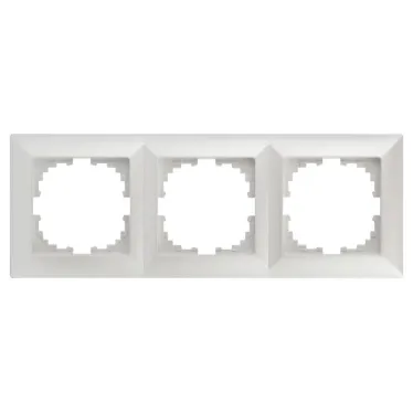 Рамка intro Solo 4-503-06 на 3 поста, СУ, перлам