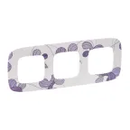 Valena ALLURE Рамка 3 поста флора универсальная