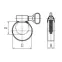 Хомут червячный PLB-9 (10-16)/W2 «бабочка