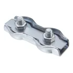 Соединитель (зажим) для троса двойной (Duplex) 4мм