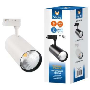 Светильник-прожектор ULB-Q276 40W/4000К WHITE светодиодный трековый 3800 Лм (4000К) Корпус белый