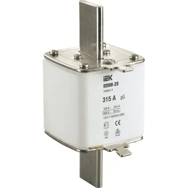Плавкая вставка предохранителя ППНИ-39, габарит 3, 315А