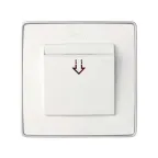 Переключатель карточный, 1 микровыключатель, 6А 250В, с индикацией, S82,82N, 88, механизм