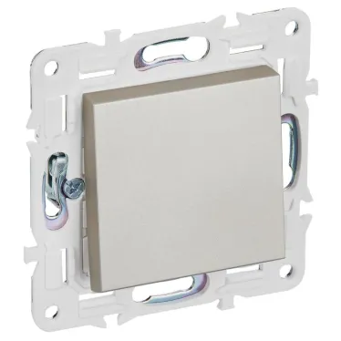 SKANDY Выключатель 1-клавишный 10А SK-V01Sh шампань IEK