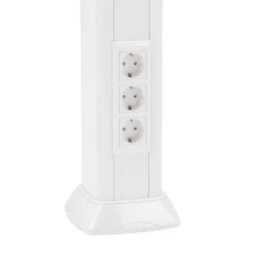 Колонна алюминиевая 2.7-4.2м белая