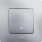 ETIKA Рамка 1 пост алюминий