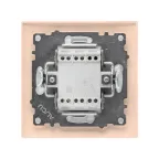 Валенсия выключатель 1-кл. 10А кремовый с индикатором