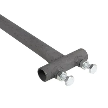 Держатель мачты молниеприемника к стене, D-20мм, вынос 100мм, L- 530