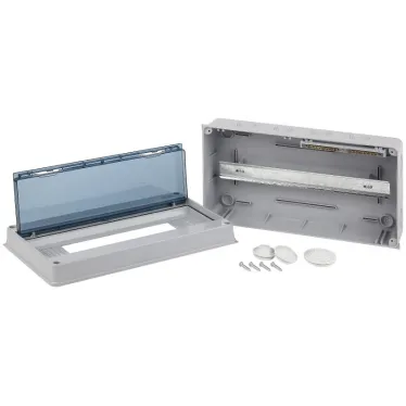 Щит ЩРН-П 18 модулей навесной КМПн-18 IP65 серый SIMPLE